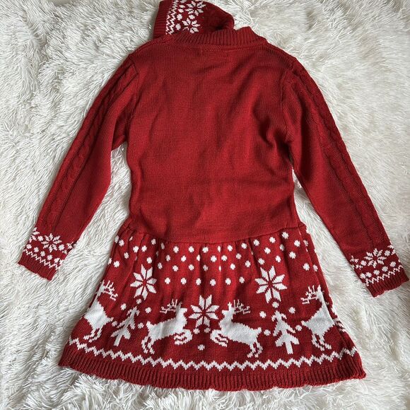 Girls LOVE TO BE LOVED Christmas Sweater Dress & Hat! Size 12 Cute NWT - Picture 5 of 5